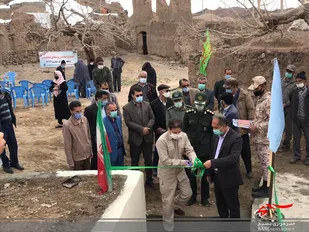 افتتاح قنات روستای رک و دهشیب خوسف/ افتتاح 28قنات سال جاری در خوسف