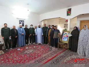 سرکشی از خانواده روحانی شهید مرتضی حاجیان