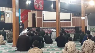 مراسم تکریم و معارفه مسئول دفتر نمایندگی، ولی فقیه در قرارگاه شهید برونسی برگزار شد