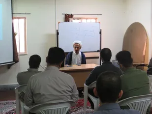 جلسه اخلاق ناحیه بسیج دانشجویی با حضور استاد اخلاق حجت الاسلام جمالی