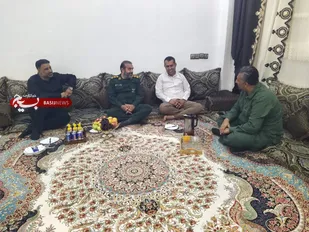 دیدار معاون هماهنگ کننده سپاه امام سجاد(ع) با مصدوم حملات رژیم تروریستی آمریکا در سیریک