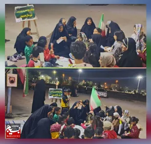 برگزاری پویش تصاویر رهبر شهیدمان و شهدای مدافع وطن درهندیجان
