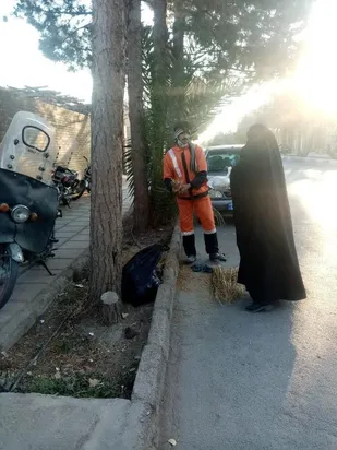 پاکبانان خدوم شهرداری میبد مهمان سفره مادر
