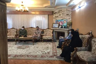 دیدار و تجلیل از خانواده شهید معظم مرتضی عباس زاده محمودی
