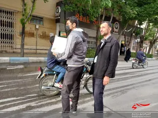 قرارعاشقی به نیابت از شهید ابراهیم هادی در شهر دهاقان