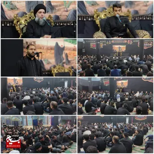 مراسم سوگواری دهه دوم ماه محرم اهالي حمیدیه برگزار شد