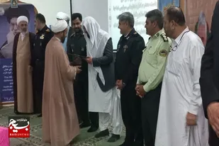 مراسم تجلیل از پایگاه برتر اسوه در شهرستان کنارک برگزار شد