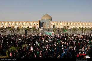 حضور پرشکوه مردم اصفهان در روز عفاف و حجاب - میدان امام خمینی (ره)