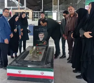 عهد خدمت در کنار مزار شهدا؛ بسیجیان جهاد کشاورزی با آرمان&zwnj;های شهدا تجدید میثاق کردند