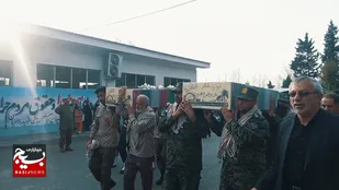 استقبال از آلاله هایی زهرایی دفاع مقدس در پادگان شهید قاسمیان فراجا سوادکوه شمالي