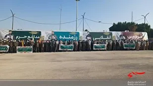صبحگاه مشترک نیرو&zwnj;های مسلح در آبادان
