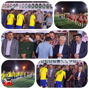 دیدار پایانی مسابقات مینی فوتبال جام رمضان صالح شهر ( گتوند ) برگزار شد