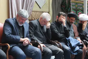 گزارش تصویری/ مراسم عزای حسینی با حضور جمعی از مسئولین ورزش کشور