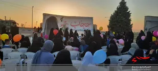 گزارش تصویری از اجتماع پرشور شهرک ابریشمی های چهارباغ در گرامیداشت هفته عفاف و حجاب