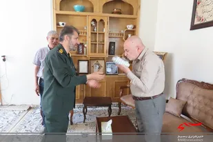 دیدار با خانواده شهید طلبه میر علایی