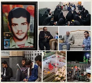 دیدار دانشجویان دانشگاه علوم پزشکی کرمان با خانواده&zwnj;ی شهید ادیبی