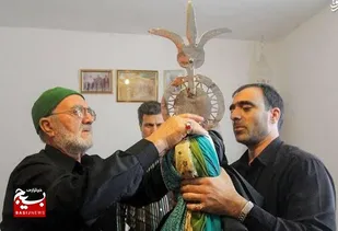 آیین سنتی علم بندان در روستای قلعه&zwnj;نو شهرستان فریمان