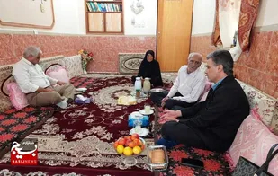 دیدار با ۳ خانواده شاهد و ایثارگر در دشتستان