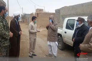 آغاز رزمایش امر به معروف و تجلیل از ایثارگران به همراه توزیع ماسک در شهرستان خواف