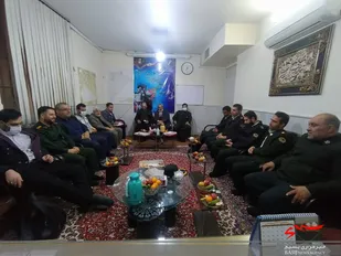 دیدار مسئولین نیروی انتظامی با شورای فرماندهی حوزه امامزاده سیدمعصوم (ع)