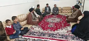 دیدار با خانواده شهید طلبه مجتبی کریمی