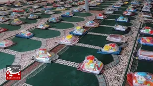 توزیع ۲۰۰ بسته لوازم تحریر در نرماشیر