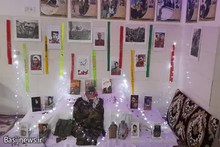 برپایی نمایشگاهی از آثار و کتاب شهدا در کبودراهنگ