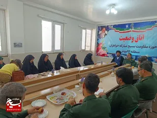 سرکشی فرمانده سپاه ناحیه میامی از حوزه&zwnj;های بسیج مساجد و محلات این شهرستان+تصاویر