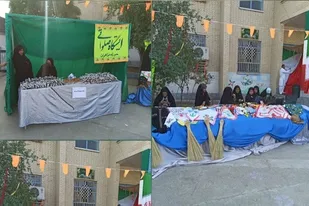 برپایی ایستگاه صلواتی در ایرانشهر