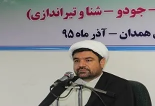 برگزاری جشنواره ورزشی طلاب و روحانیون بسیجی در همدان