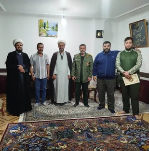 تقدیر از روحانیون و طلبه جوان بسیجی در مهدیشهر