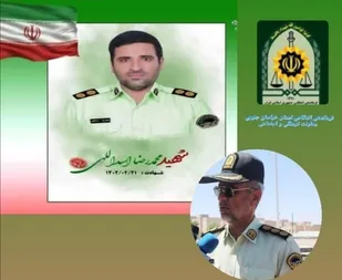 پیام فرمانده انتظامی خراسان جنوبی در پی شهادت سرهنگ "محمدرضا اسدالهی"