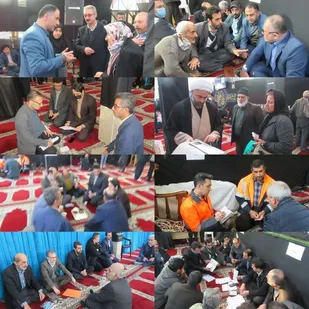 برپایی میزخدمت جهادی درمصلای نمازجمعه شهرستان رودسر