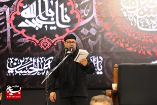 عزاداری عاشقان اباعبدالله الحسین علیه السلام در حسینیه ثارالله سپاه استان اردبیل + تصاویر