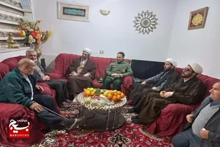 دیدار مسئول نمایندگی ولی فقیه در سپاه انصارالحسین(ع) با رزمنده و جانباز نهاوندی