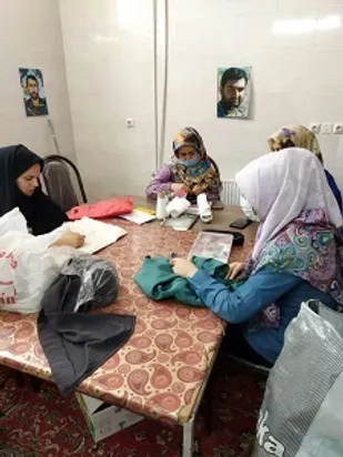 کوثر ولایت حوزه نرجس خاتون ناحیه مرکزی یزد در ماه مبارک رمضان کلاس&zwnj;های هنری برگزار کرد