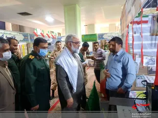 بازدید سردار نقدی از نمایشگاه اسوه کرمان