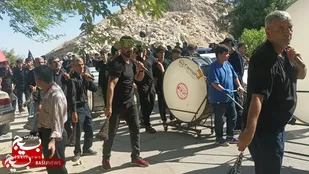 مسجدسلیمان در سوگ اباعبدالله الحسین علیه السلام و شهدای مقاومت؛ از میدان مقاومت تا گلزار شهدا در شب و روز عاشورا،
