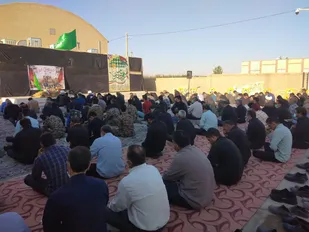 برگزاری دعای ندبه در بخش بهمن ابرکوه