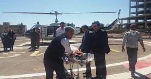 امداد رسانی اورژانس هوایی شاهرود در ایام نوروز