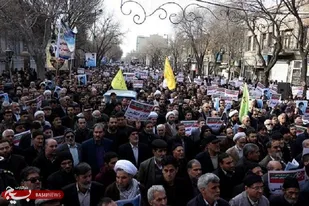 مردم تبریز هشتم دی آخرین میخ را بر تابوت فتنه کوبیدند