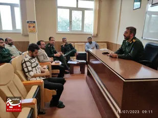 برگزاری آیین تکریم و معارفه مسئول مرکز فضای مجازی سپاه ناحیه شاهرود+ تصاویر