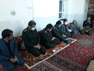 دیدار و تجلیل از خانواده شهید حیدر قلی مهدی