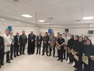 دیدارفرمانده سپاه استان زنجان با پرستاران