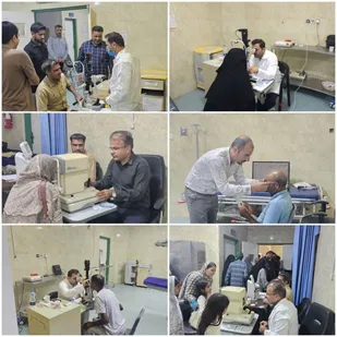 ویزیت رایگان توسط متخصصین جهادی چشم پزشک در سیریک/خدمات عینک نیز به صورت رایگان ارائه شد