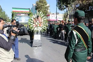 تشییع پیکرهای جانباختگان فاجعه منا در نیشابور