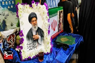 کبودراهنگ در سوگ رهبر شهید