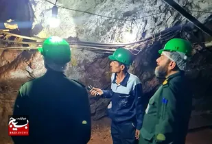 بازدید سرهنگ شریف از معدن فیروزه نیشابور و تأکید بر جلوگیری از خام&zwnj;فروشی