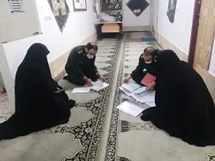 بازدید ستاد سپاه الغدیر از حوزه نرجس خاتون ناحیه مرکزی یزد