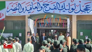 افتتاح نمایشگاه در مسیر عشق و صبحگاه مشترک در شاهرود به روایت تصویر
